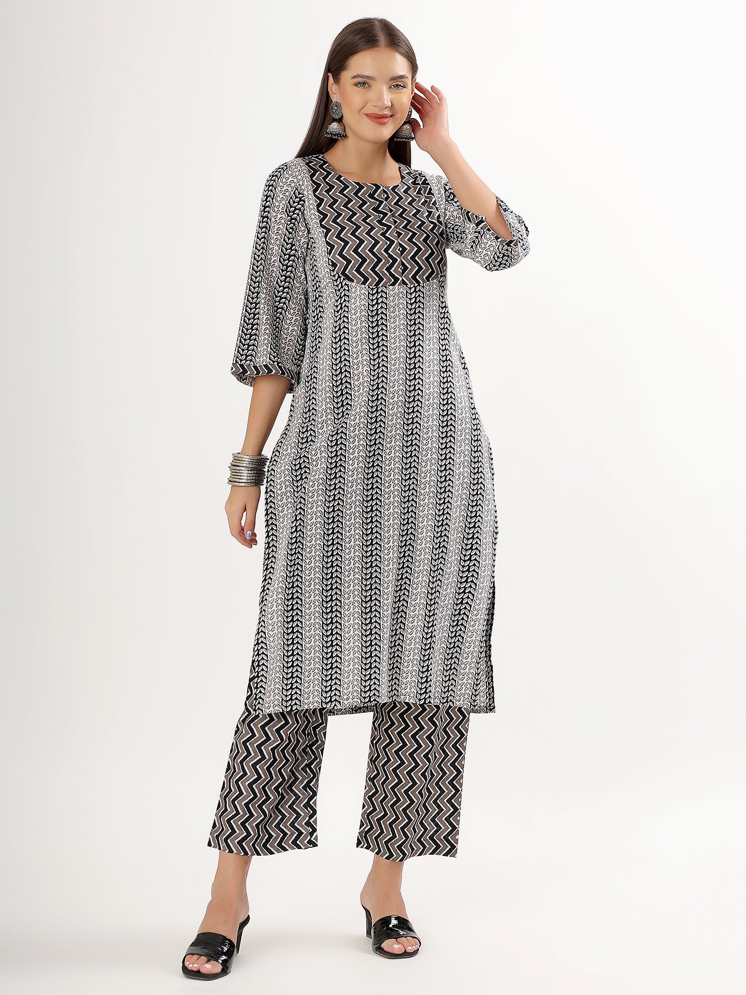 Cotton Kurta Pant Set