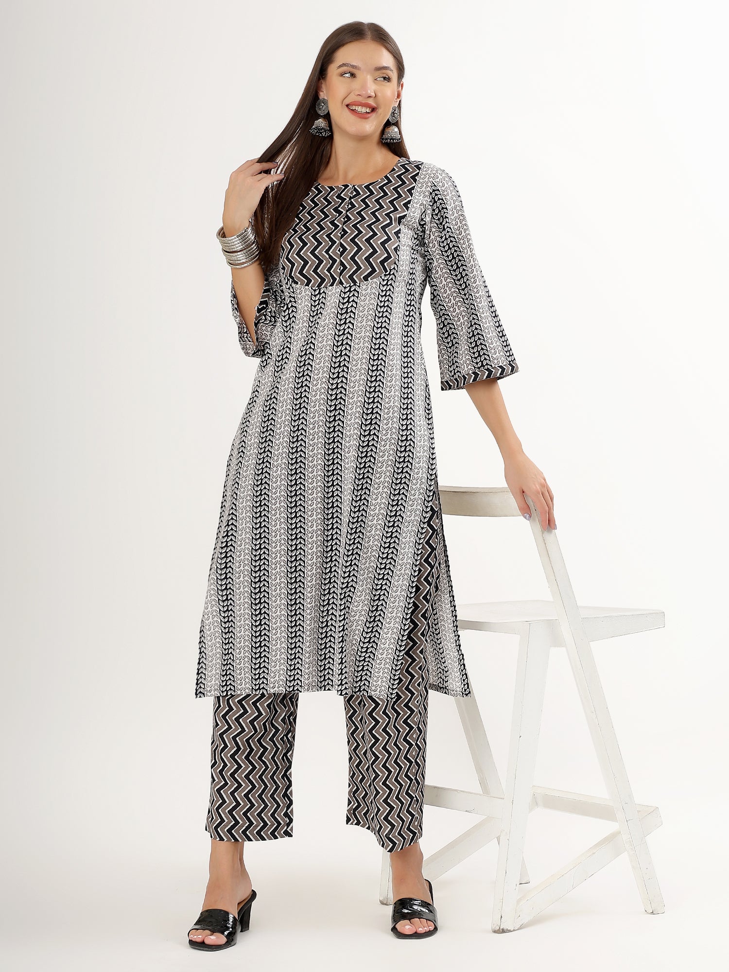 Cotton Kurta Pant Set