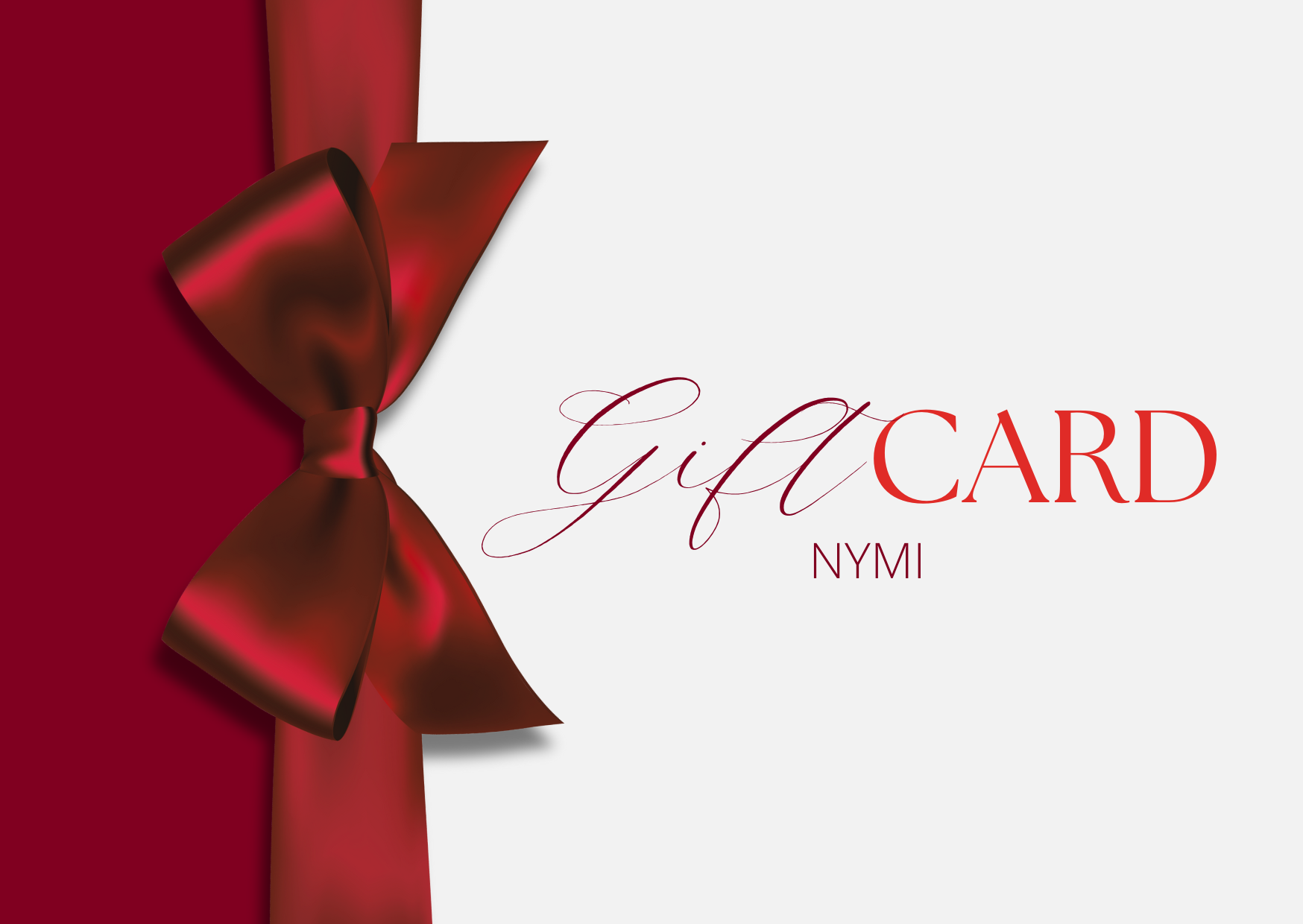 Send your love with a NYMI Gift Card.