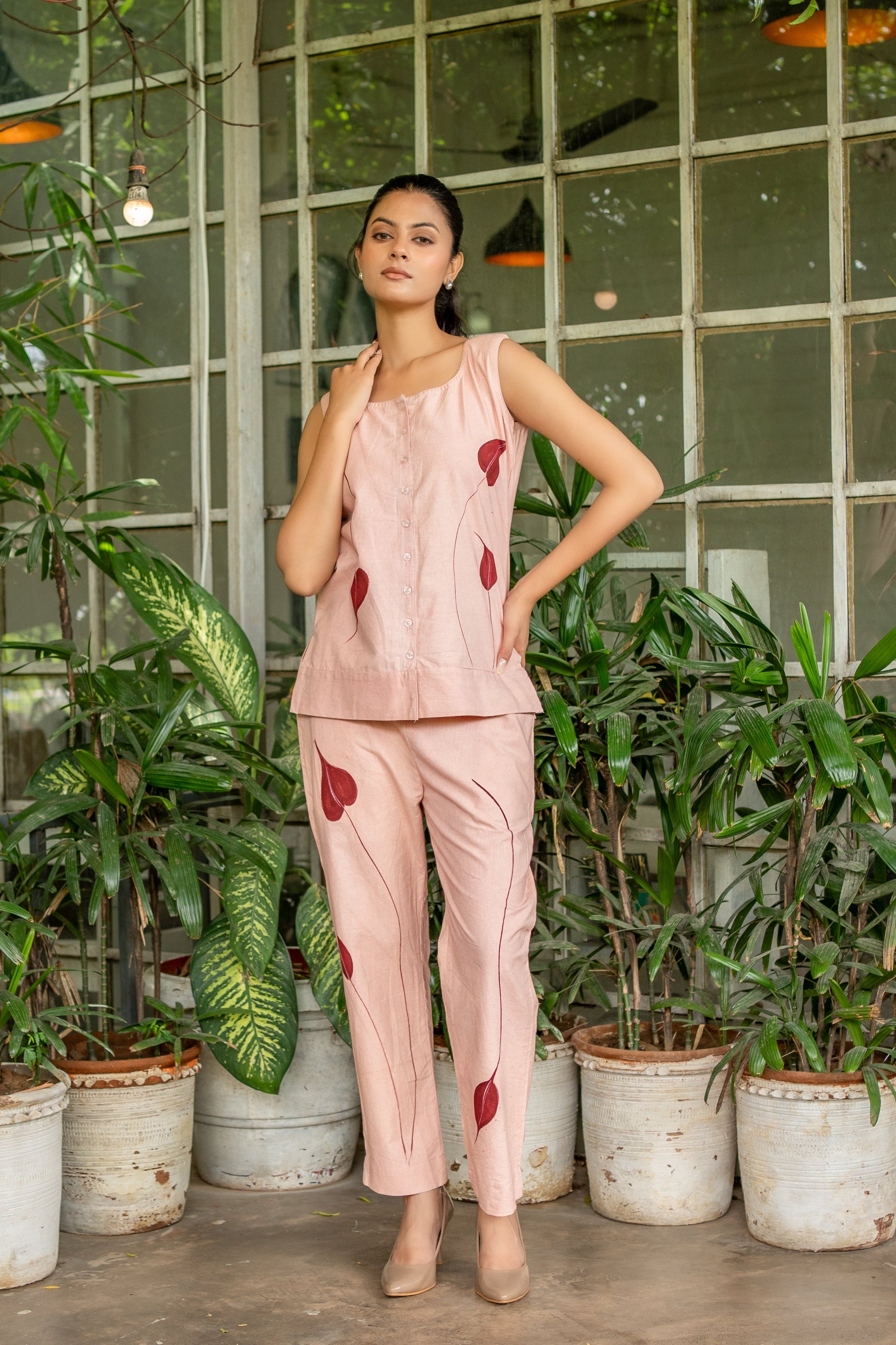 Rosé Whisper Co-ord Set