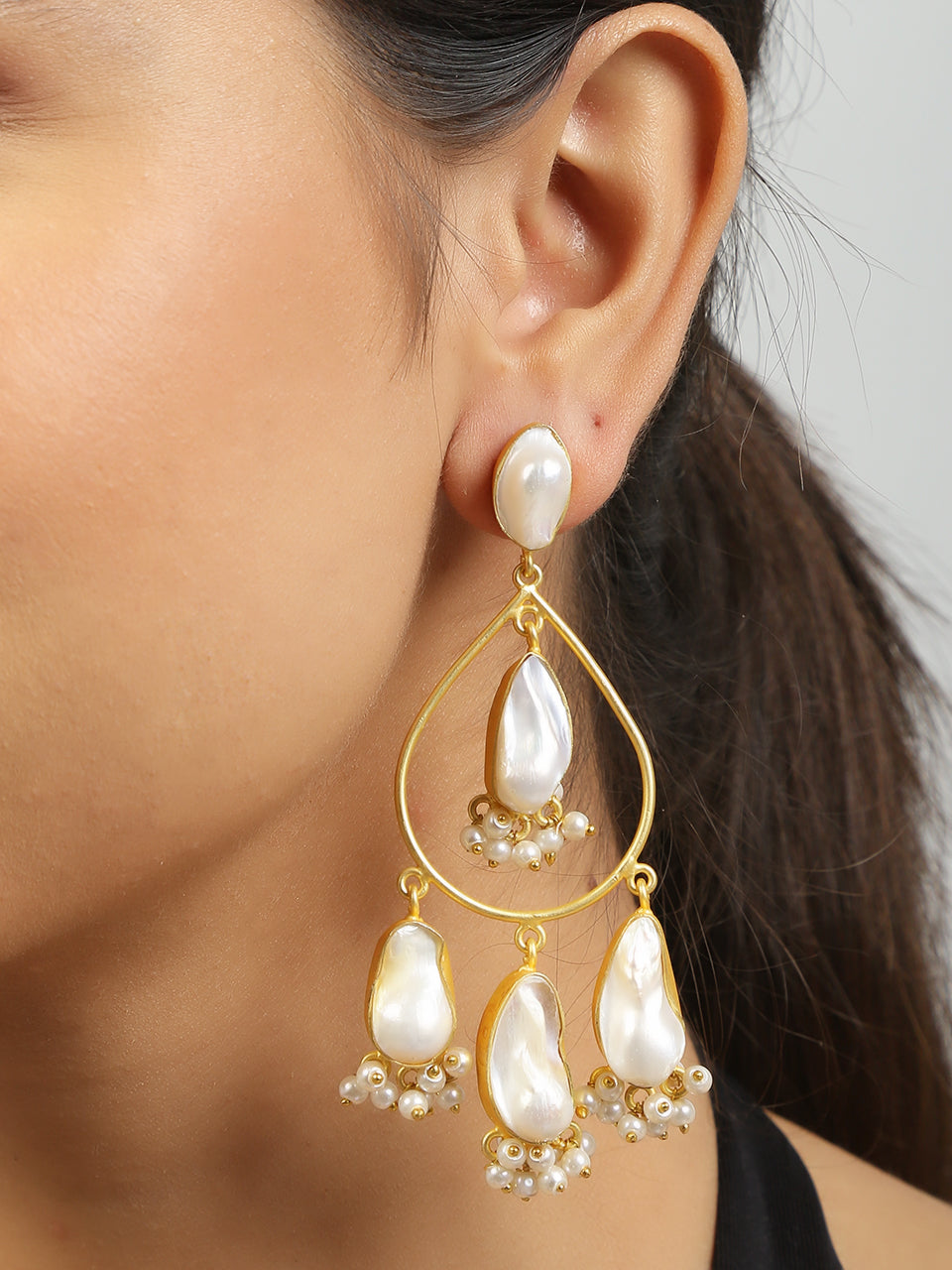 Baroque Statement Earrings