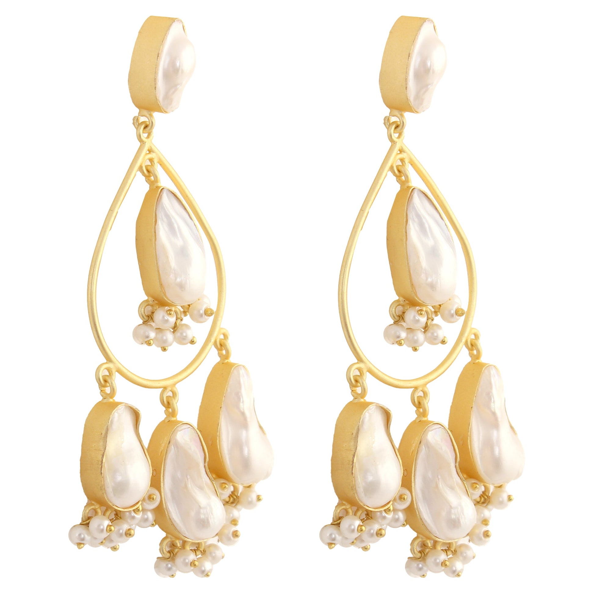 Baroque Statement Earrings
