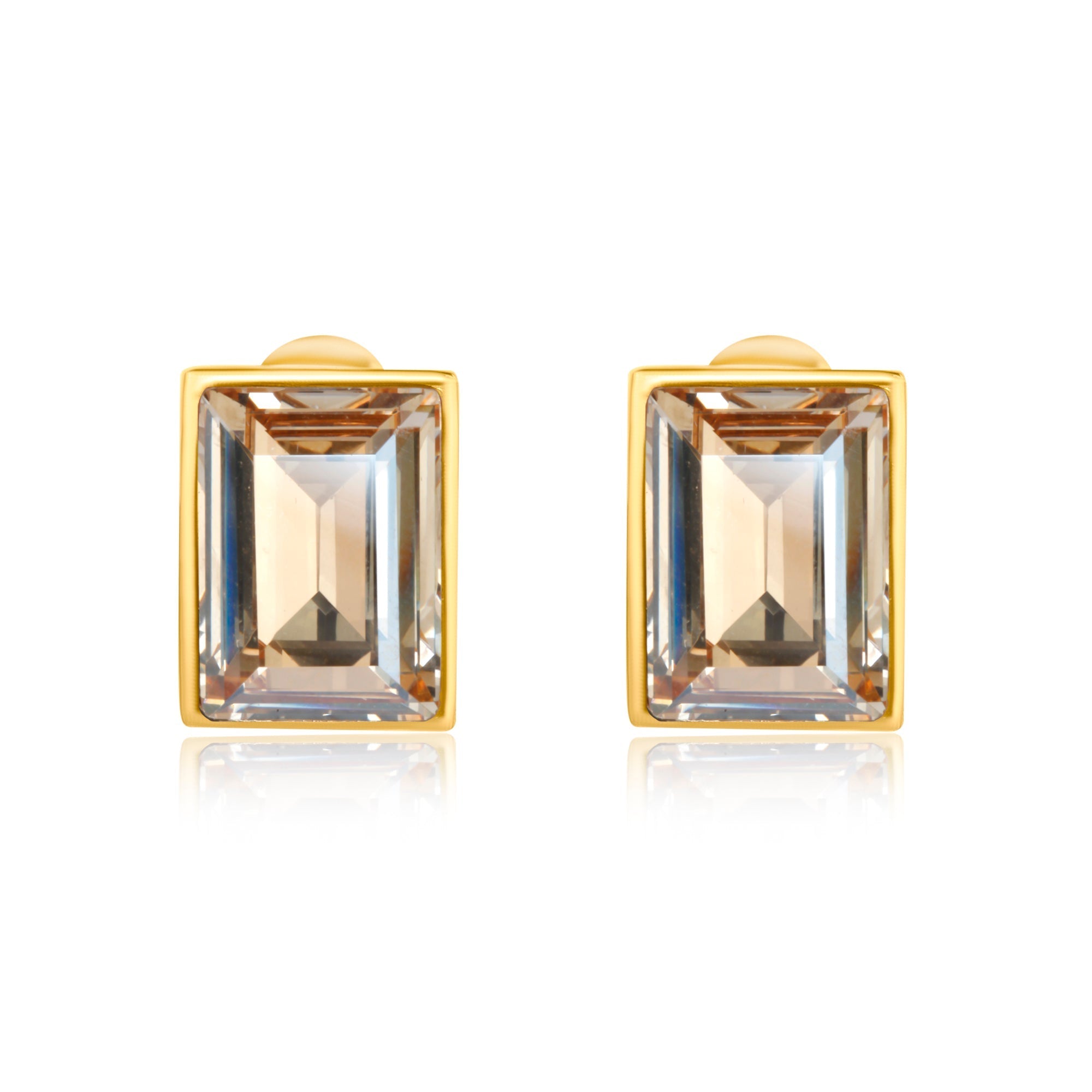 Sunlight Glow Swarovski Crystal Earrings
