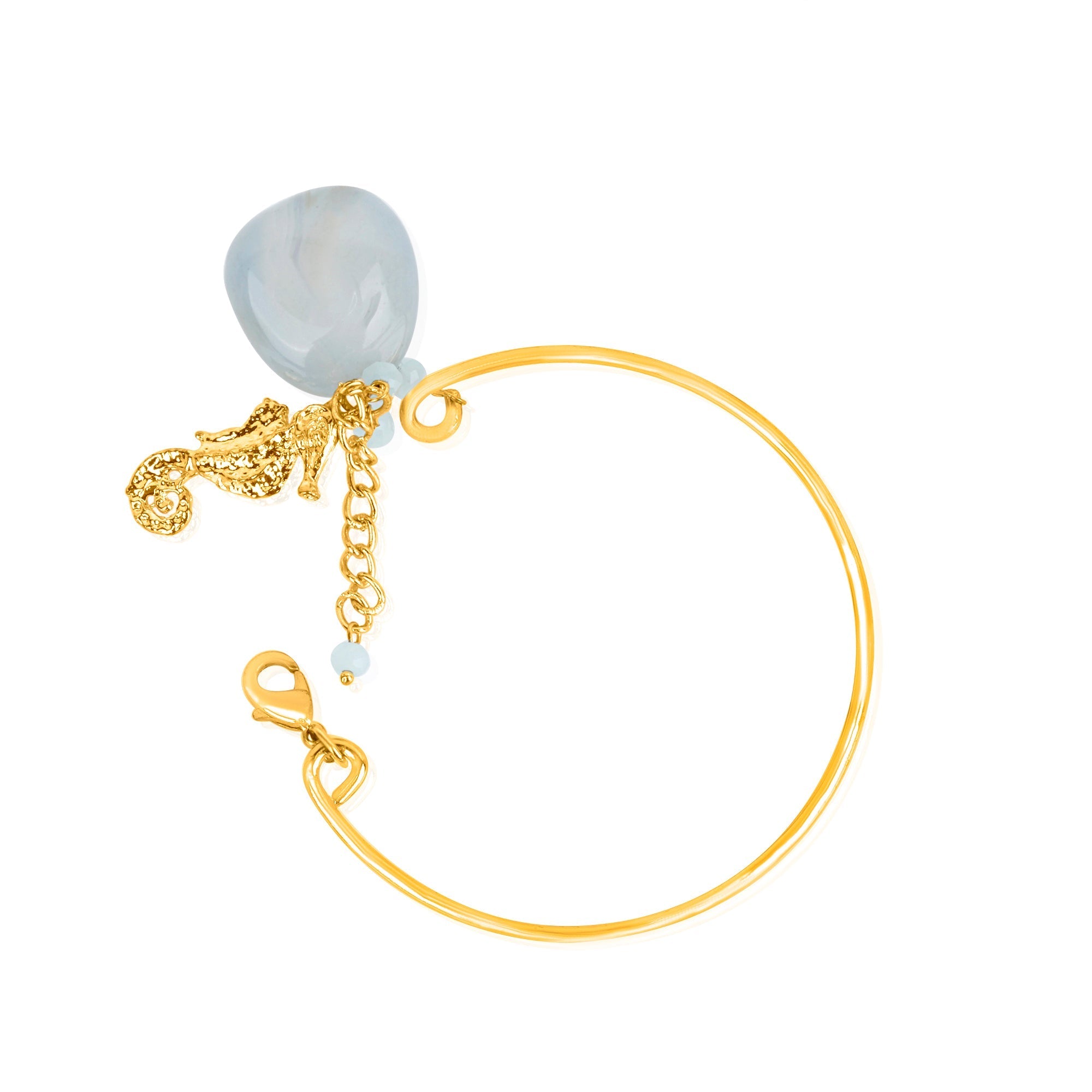 Gold Plated Agate Beach Bracelet