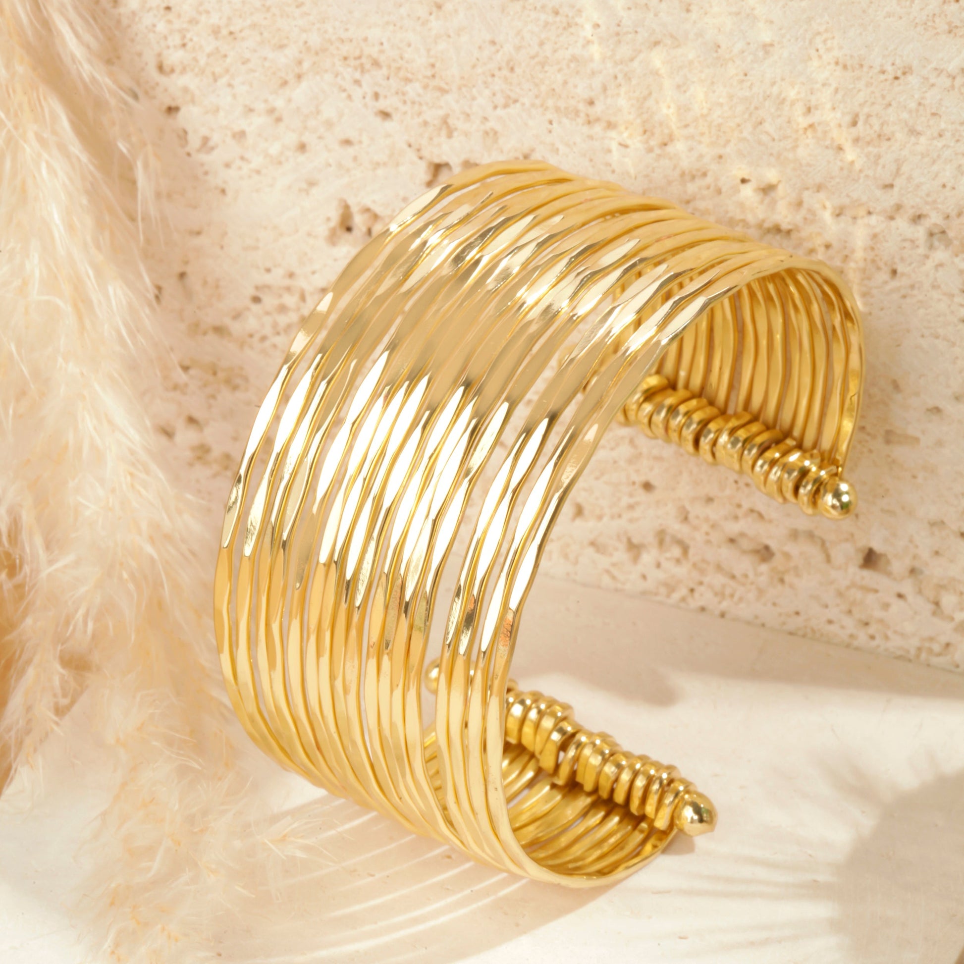 Timeless Artisan Gilded Gold Grass Bracelet