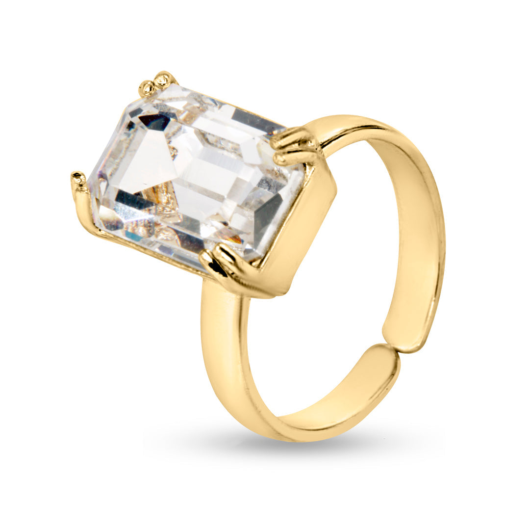 Adjustable Austrian Swarovski Crystal Ring