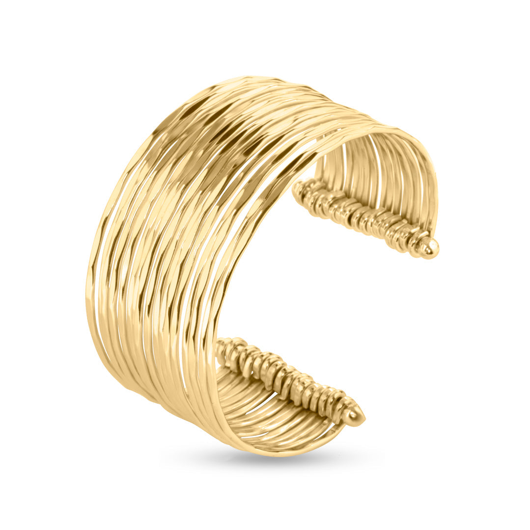Timeless Artisan Gilded Gold Grass Bracelet