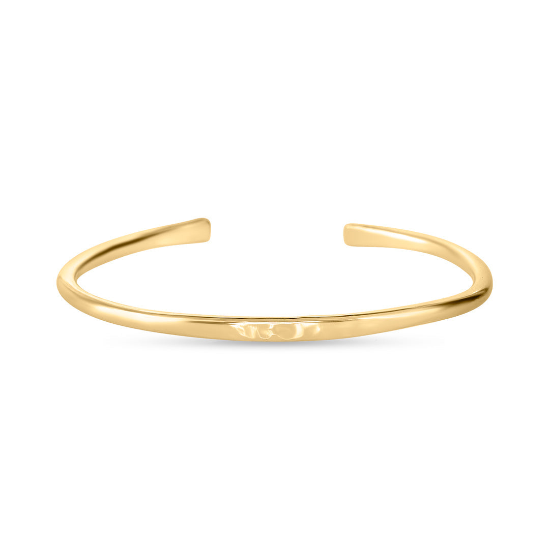 Gleaming Multi-Band Gold Cuff Bracelet