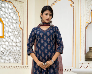 Ajrakh Sarees: History, Craftsmanship of India’s Oldest Block Prints