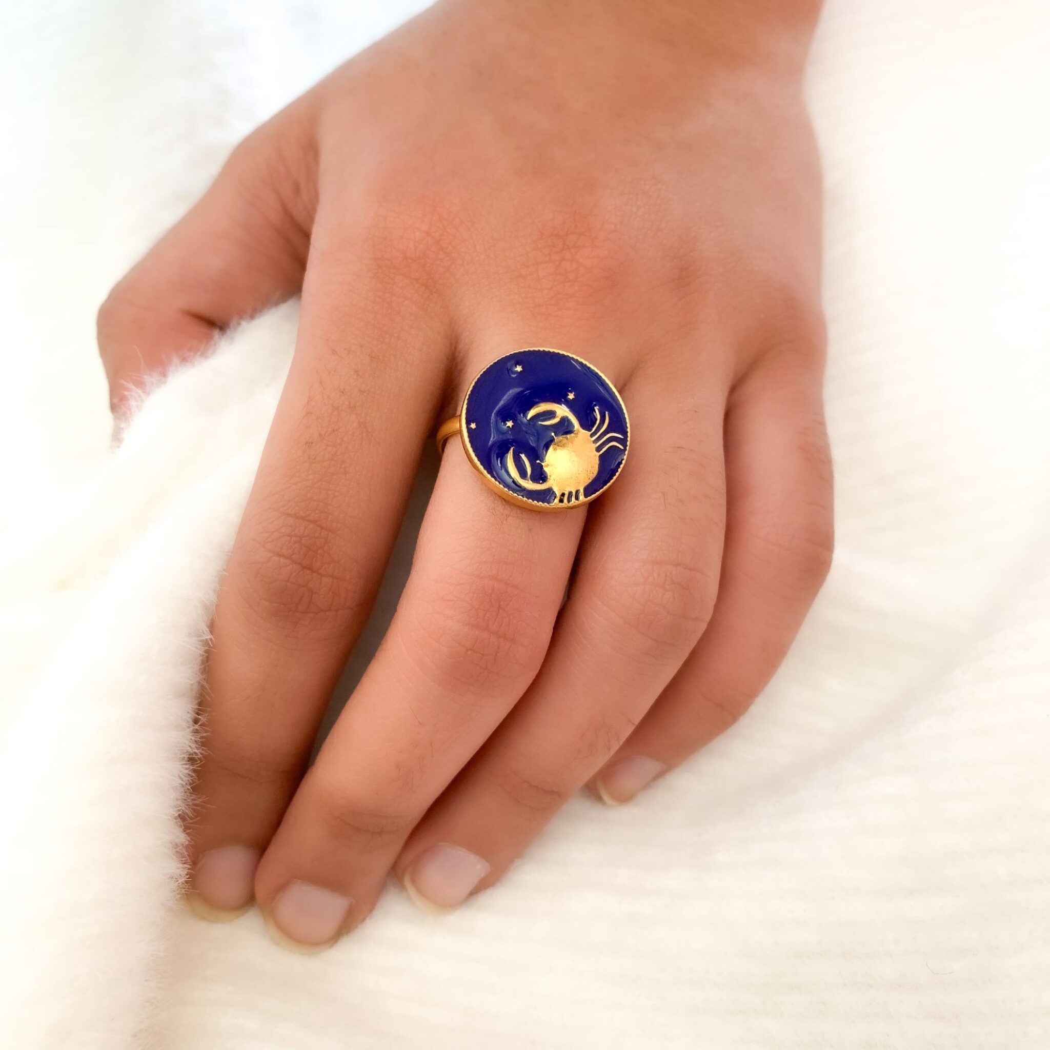 The Caring Cancer adjustable Ring