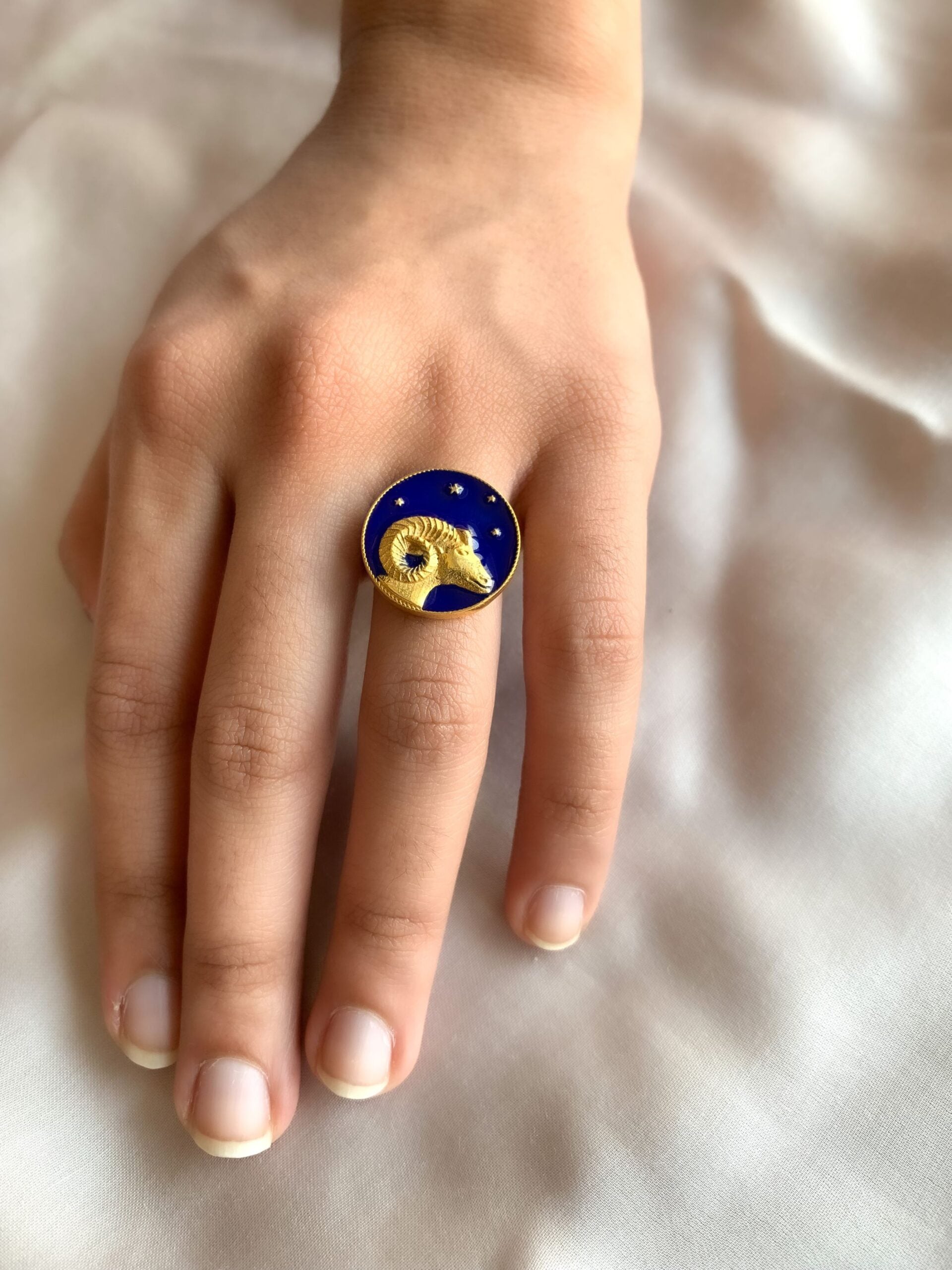 The Ambitious Aries Adjustable Ring