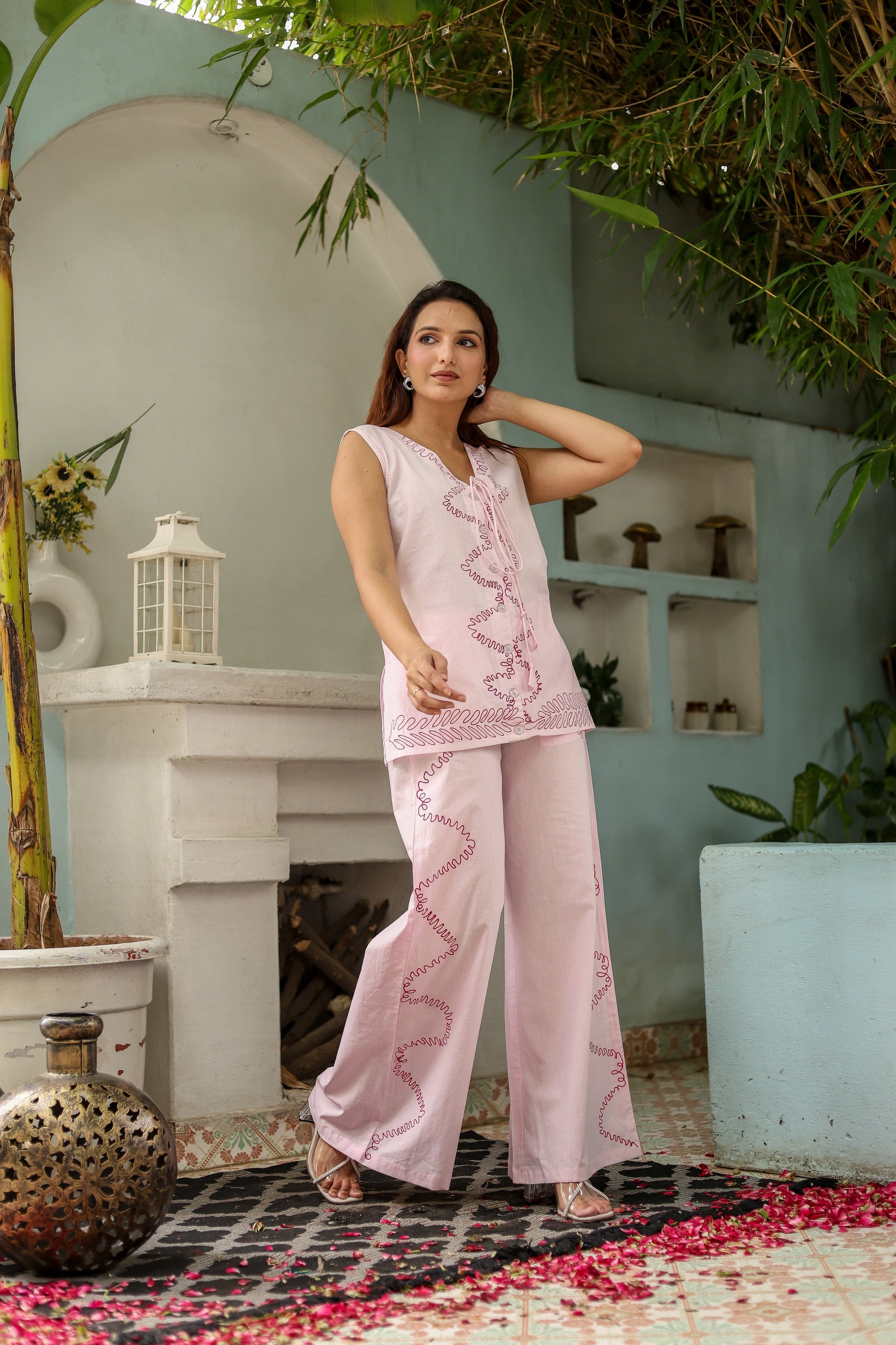 Twiza  (Handpainted Co-ord Set)