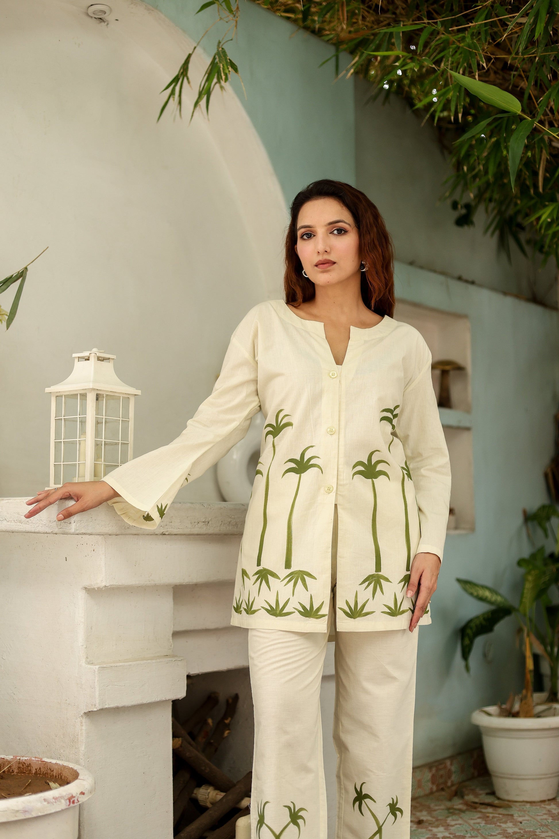 Saira Set Handpainted Co-ord Set