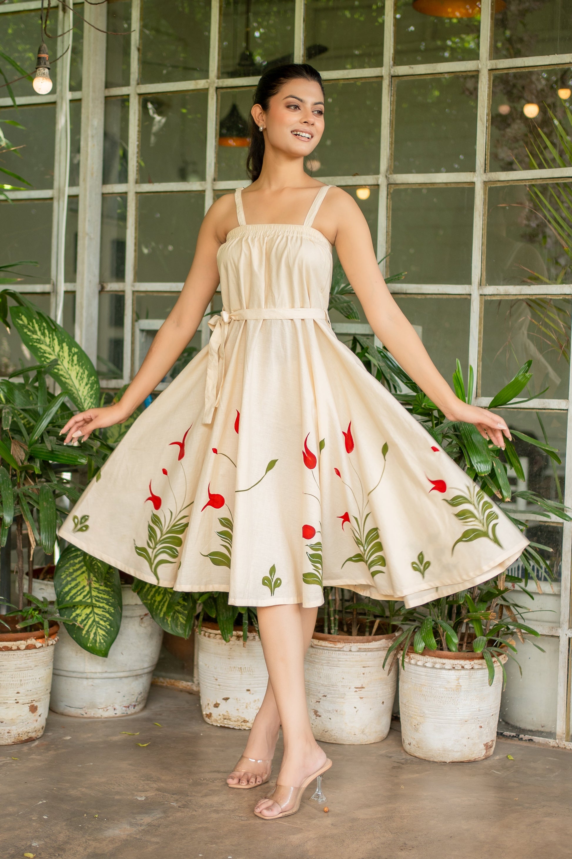 Crimson Leaf Dress