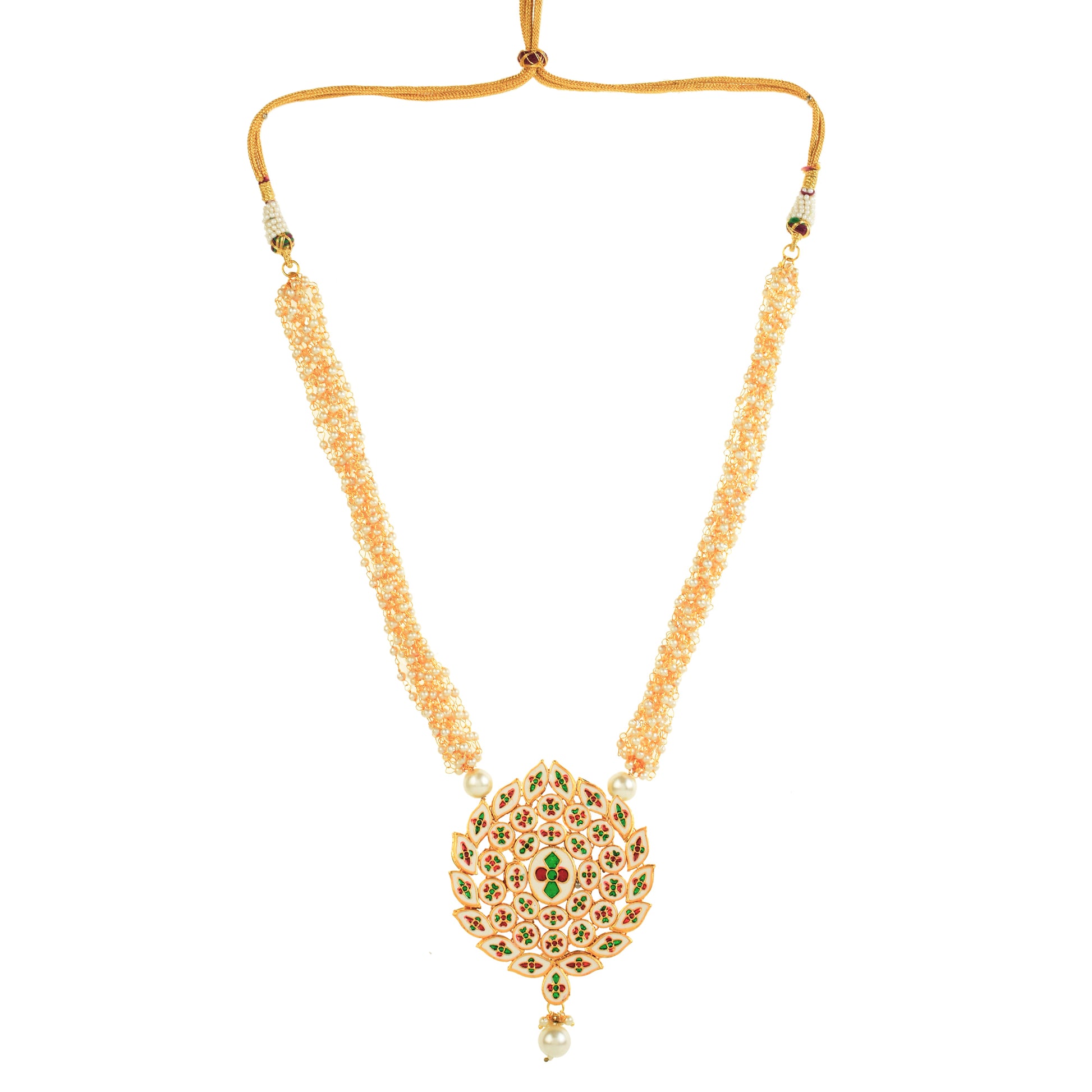 Kundan and Pearl Necklace Set