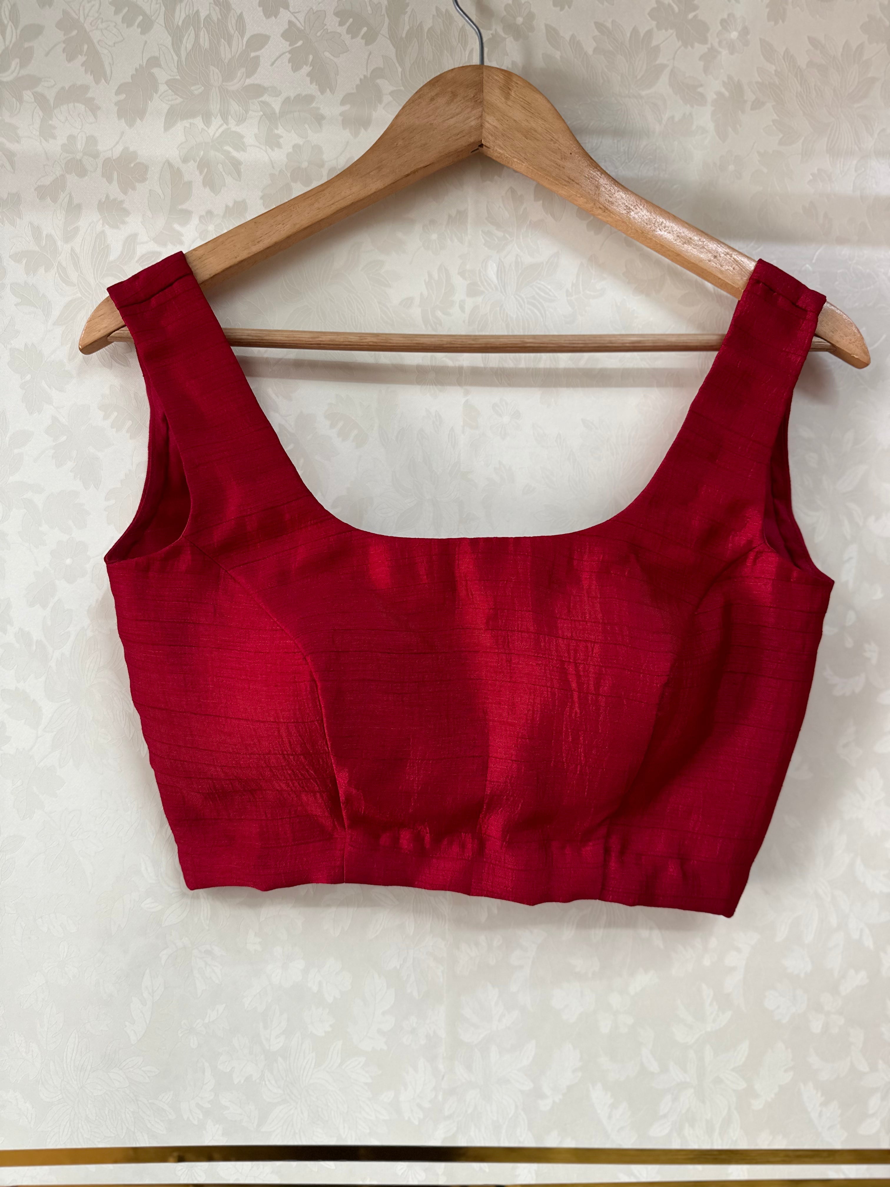 Stylish Designer Raw Silk Blouse - Perfect Fit