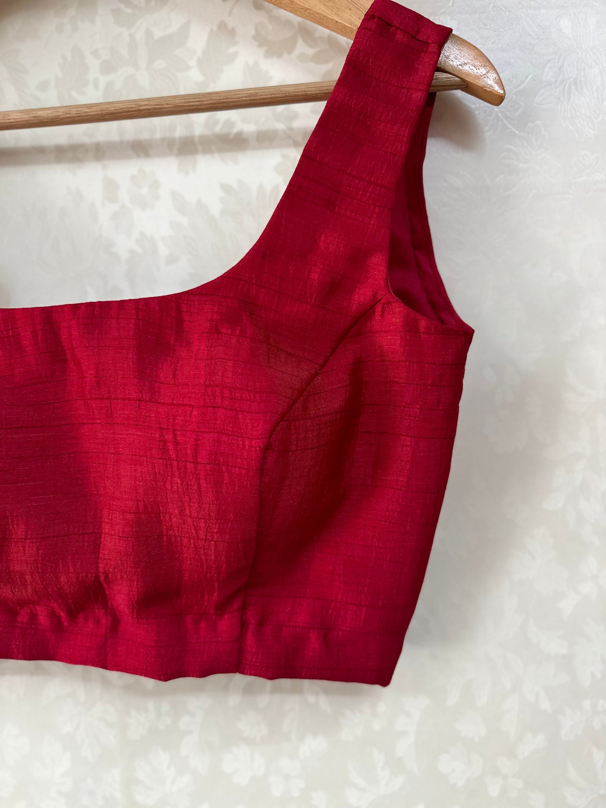 Stylish Designer Raw Silk Blouse - Perfect Fit