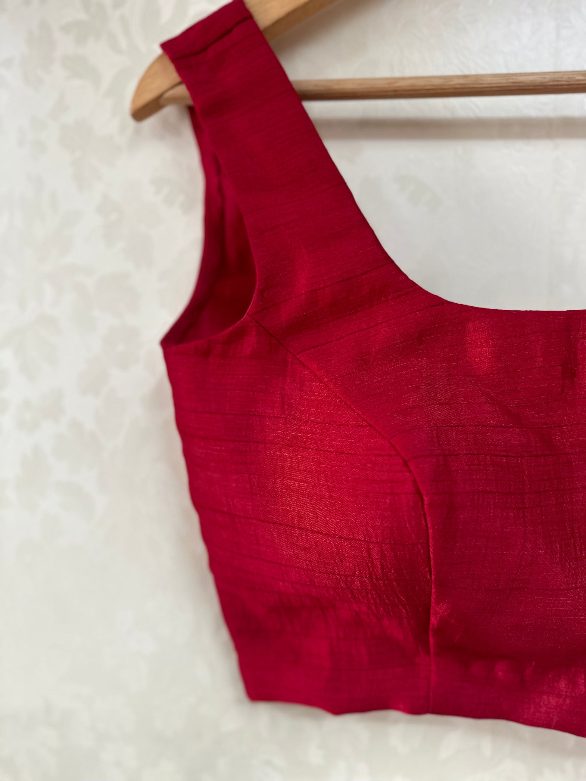 Stylish Designer Raw Silk Blouse - Perfect Fit