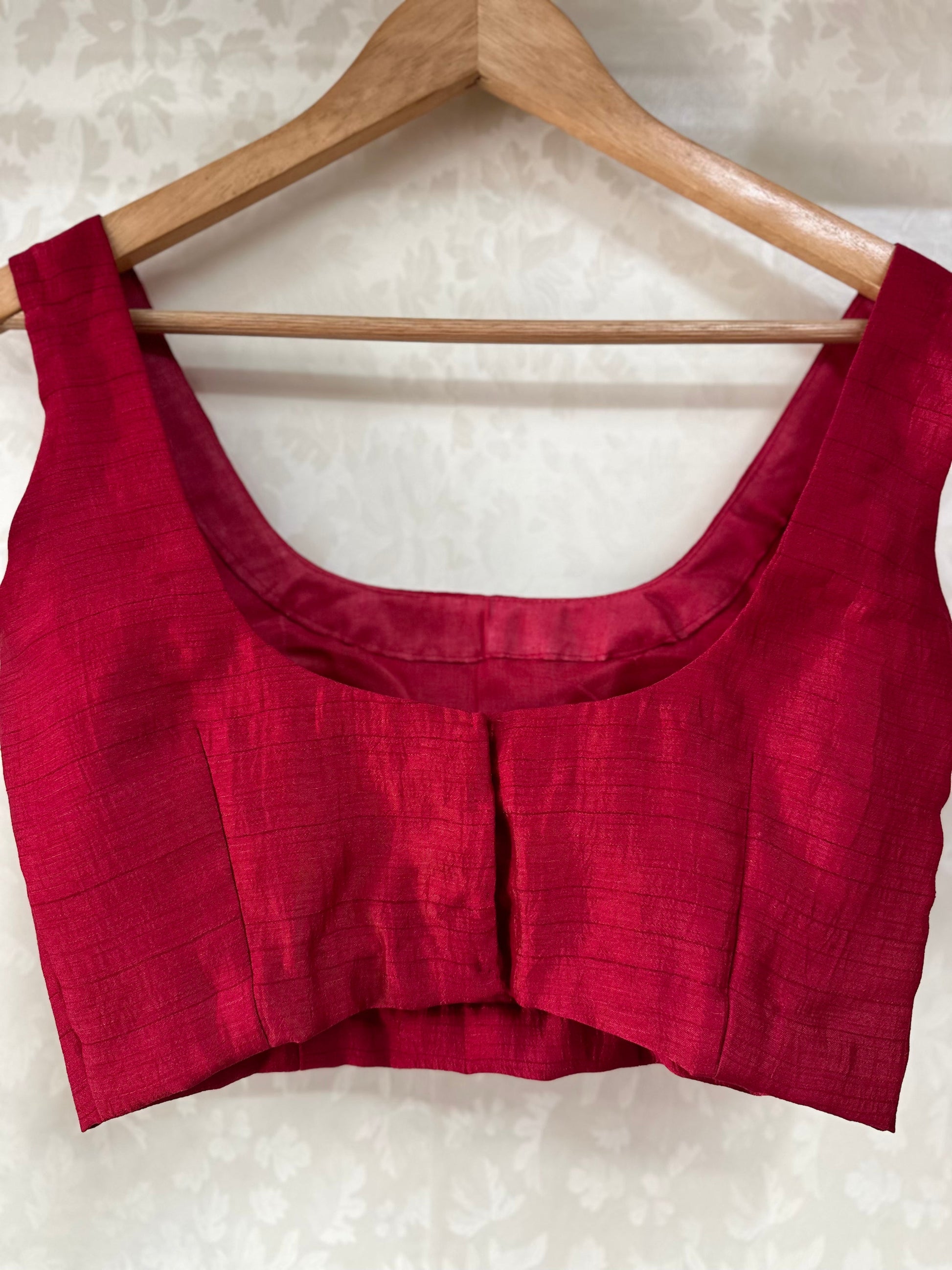 Stylish Designer Raw Silk Blouse - Perfect Fit