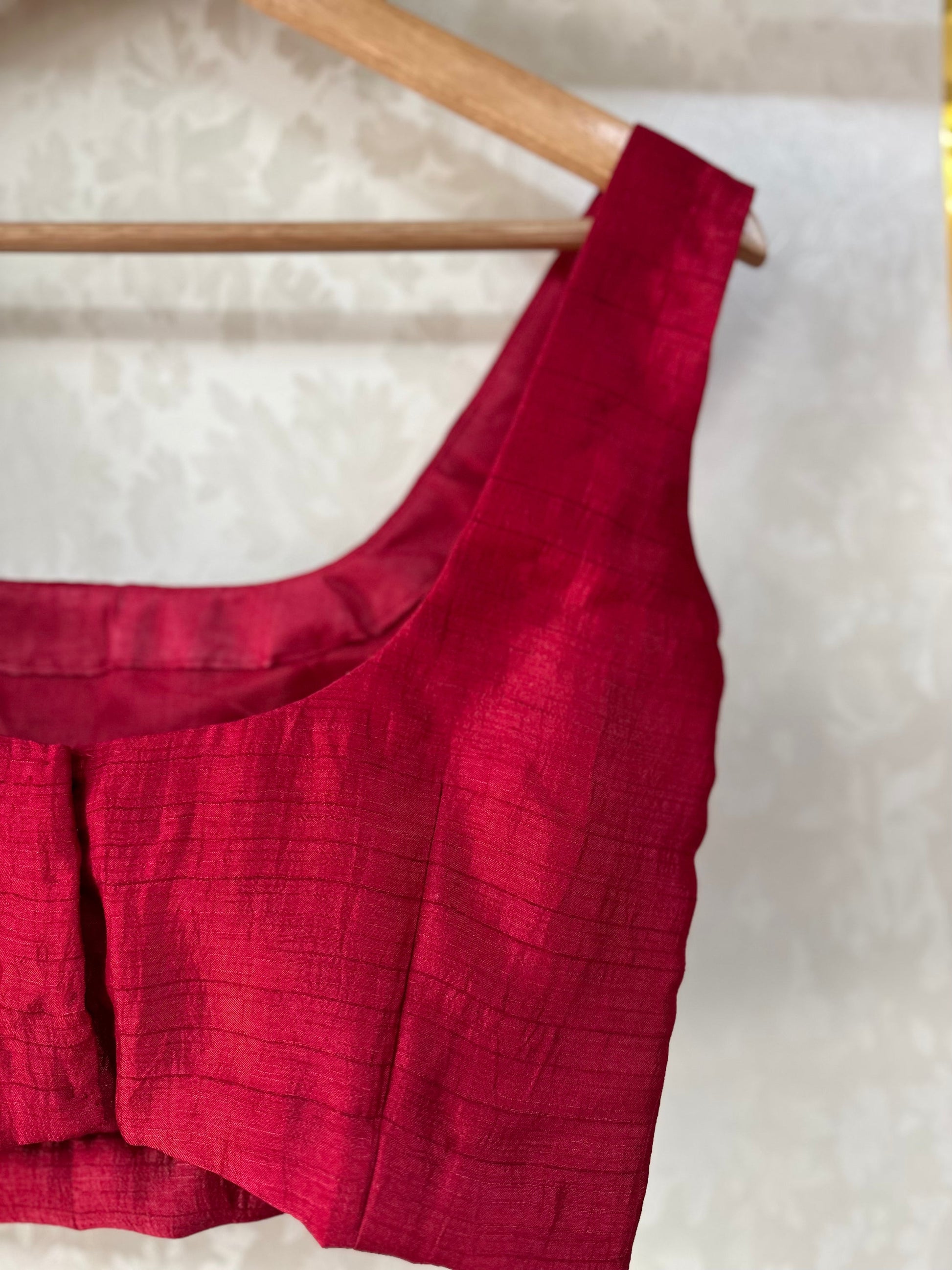 Stylish Designer Raw Silk Blouse - Perfect Fit