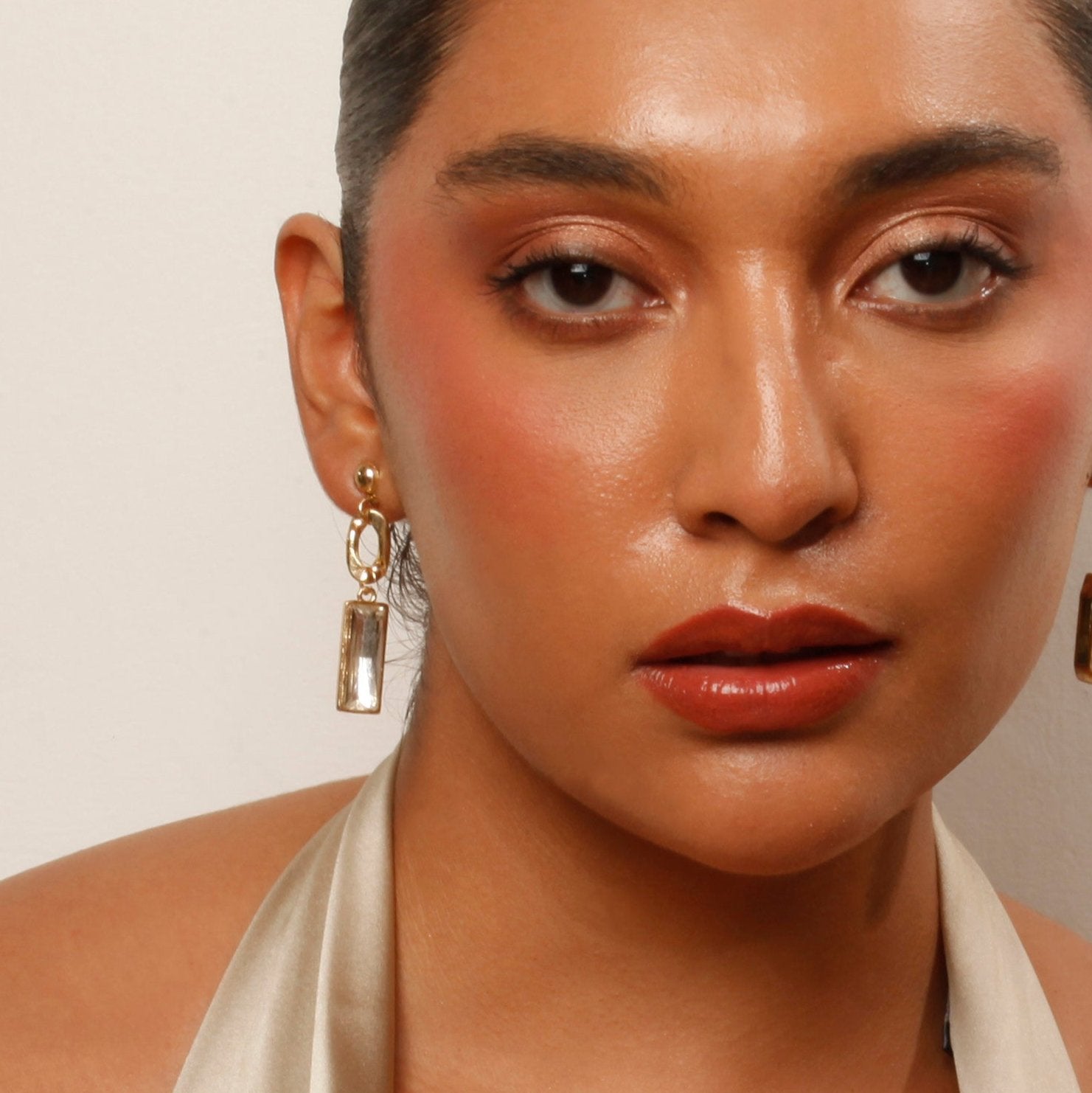 Austrian Swarovski Emerald Statement Earrings