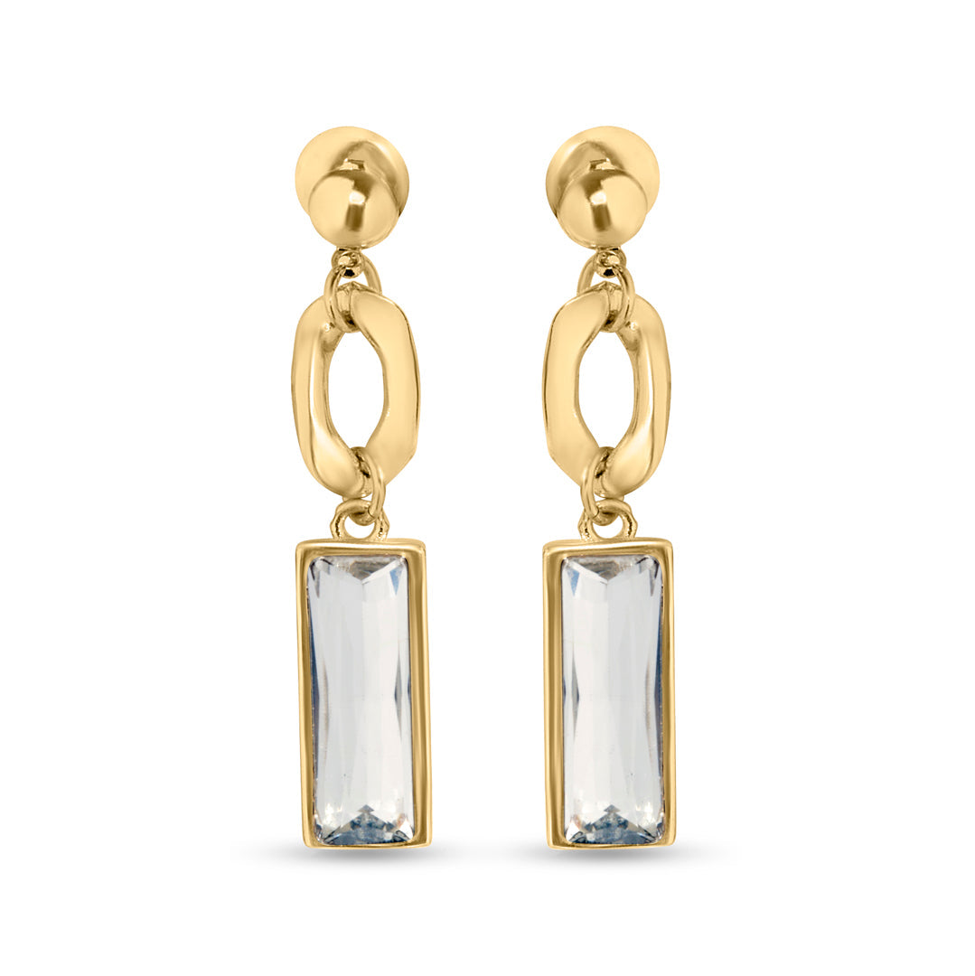 Austrian Swarovski Emerald Statement Earrings