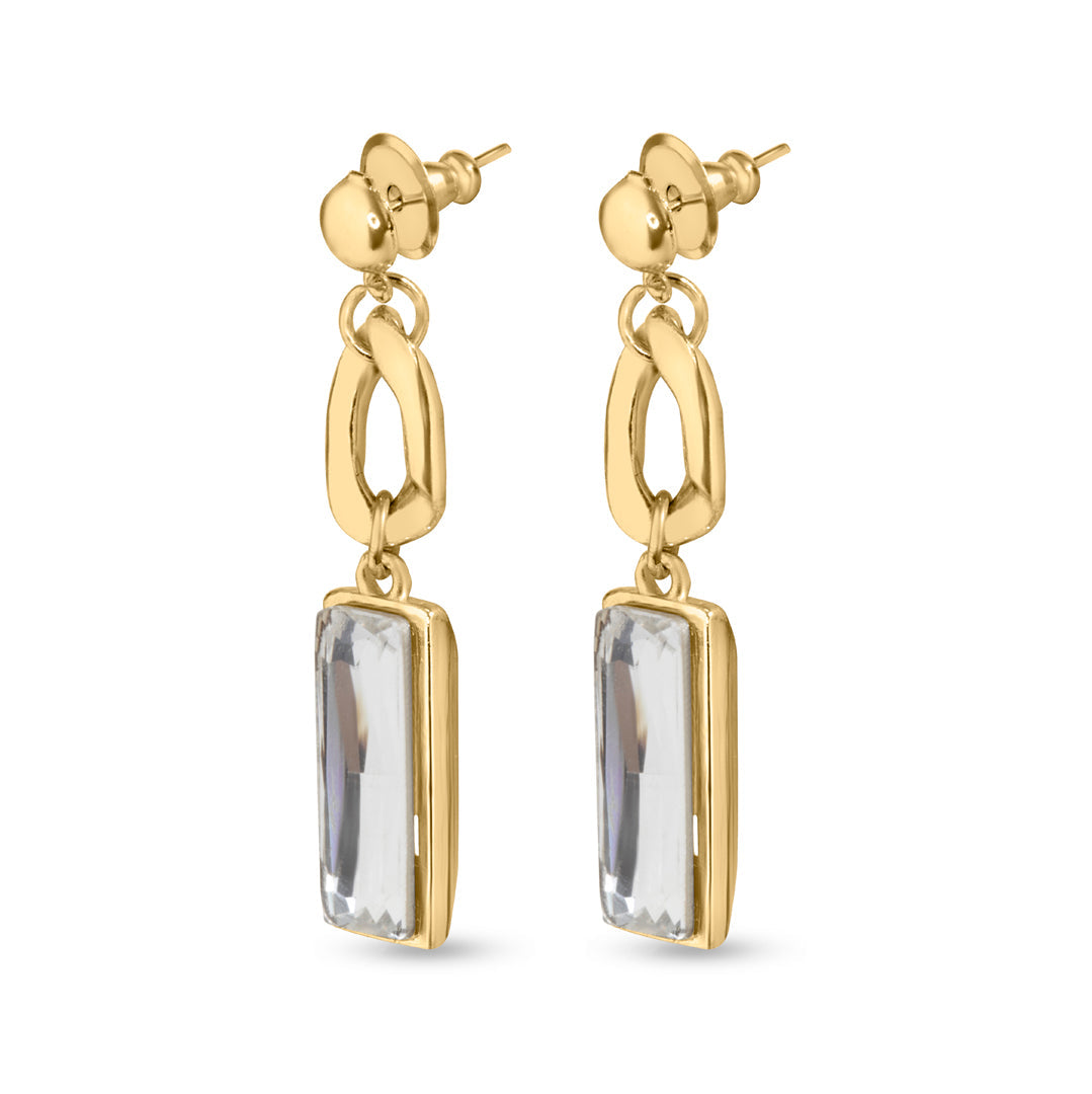Austrian Swarovski Emerald Statement Earrings