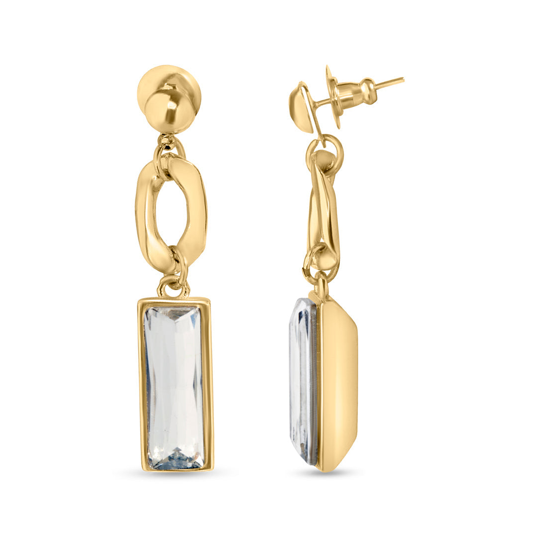 Austrian Swarovski Emerald Statement Earrings