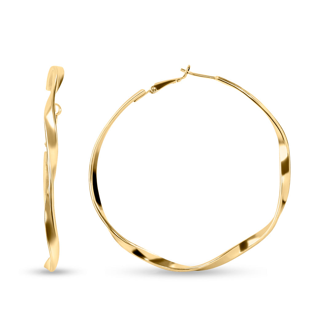 Bold Statement Hoop Earrings Edgy Elegance