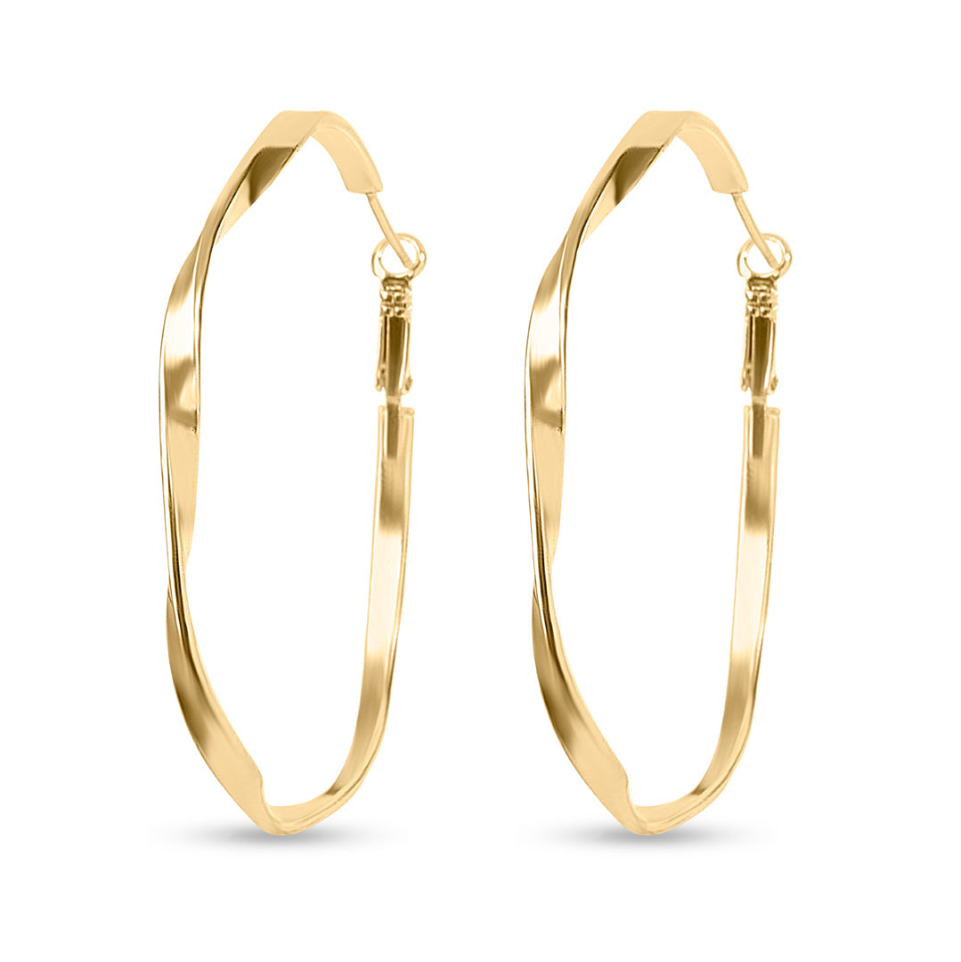 Bold Statement Hoop Earrings Edgy Elegance