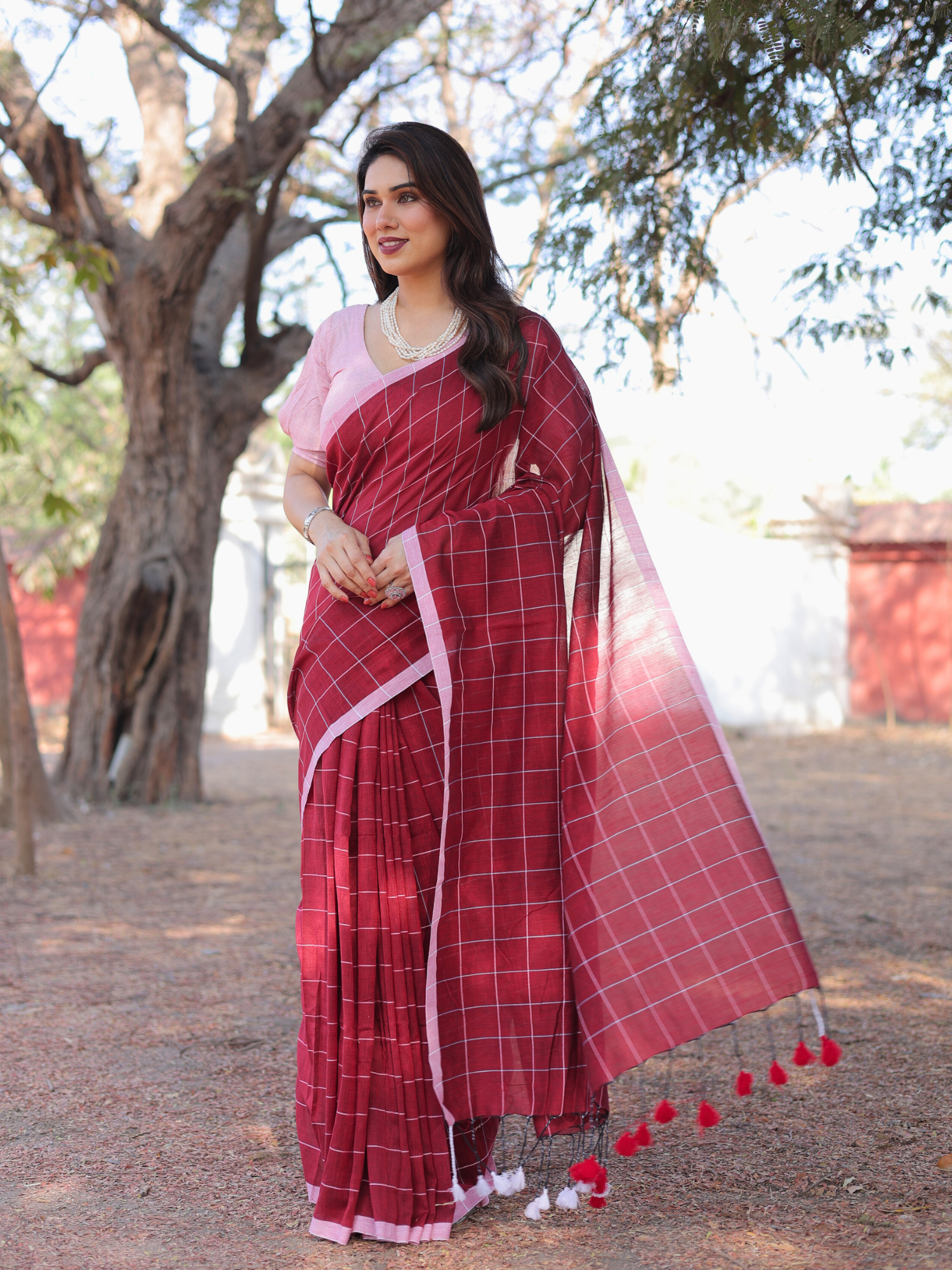 Raat ki Raani cotton saree with blouse