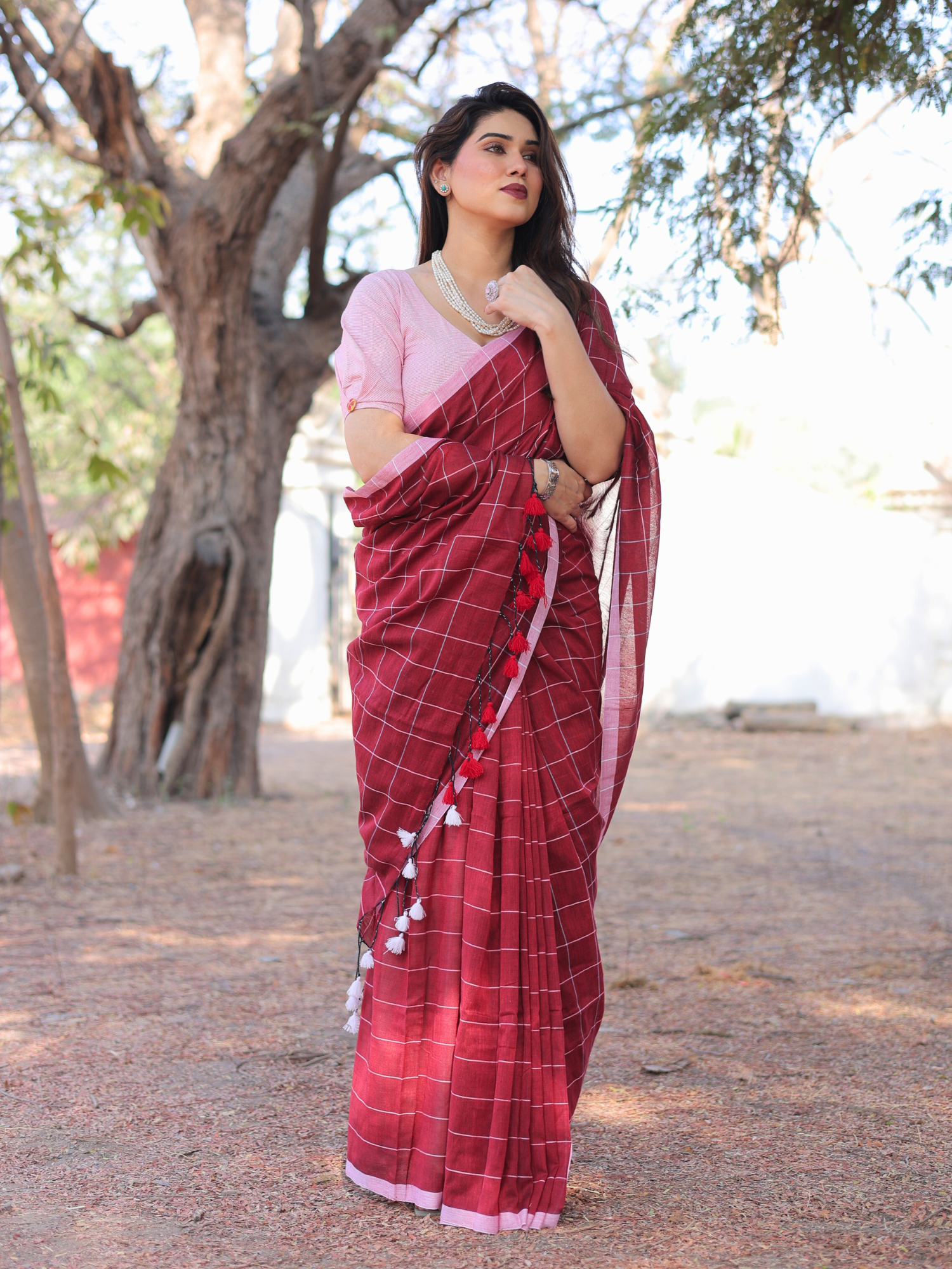 Raat ki Raani cotton saree with blouse