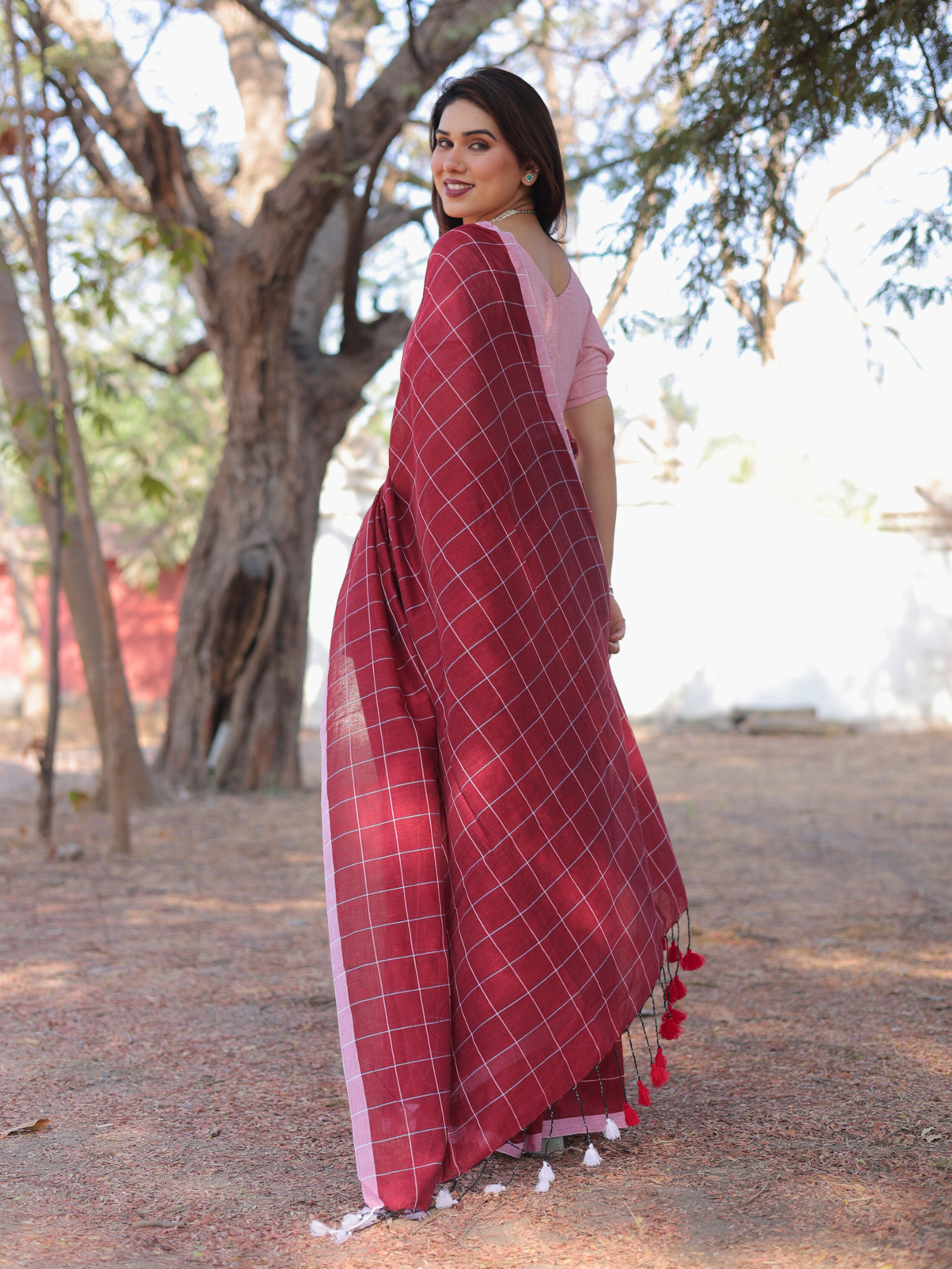 Raat ki Raani cotton saree with blouse