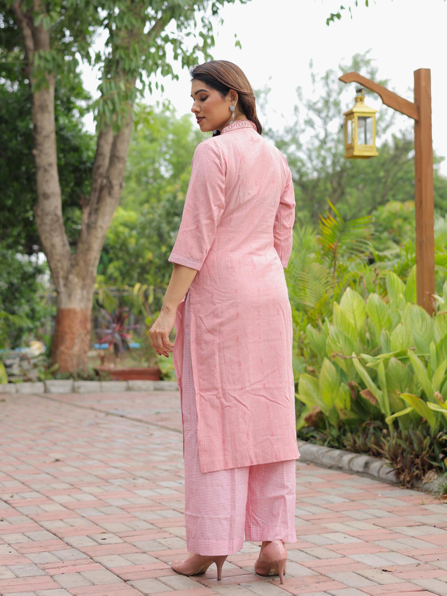 Pari cotton kurta pant set