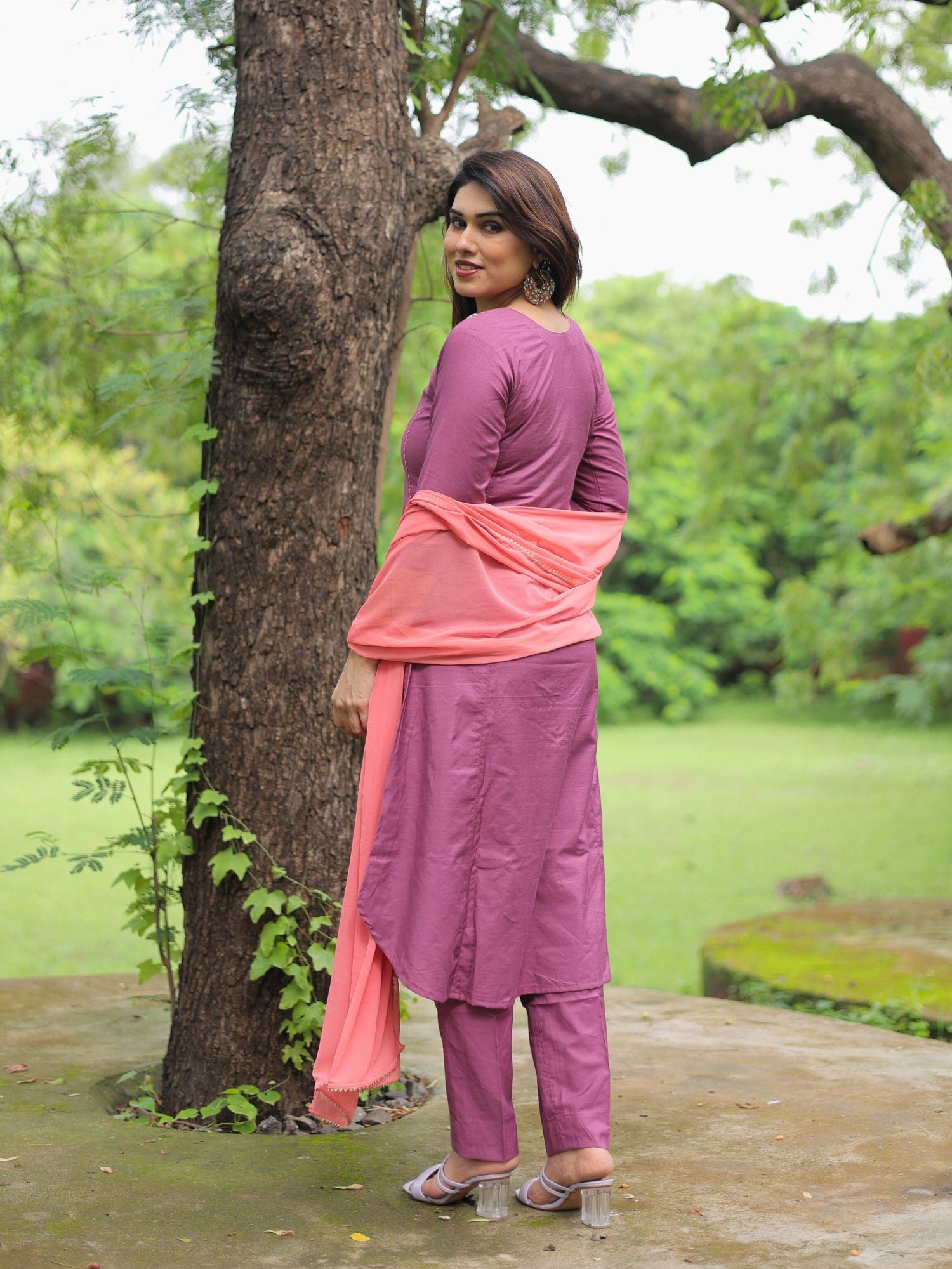 Supriya hand embroidered suit set